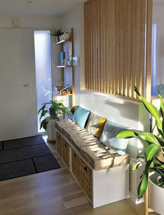 Décoration d'intérieure d'une entrée