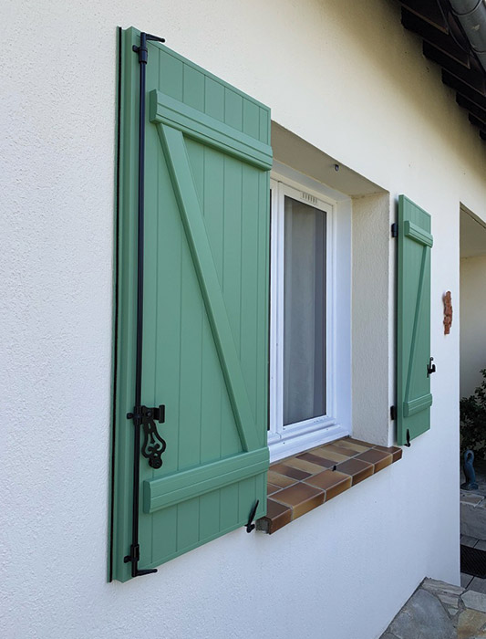 Volets verts