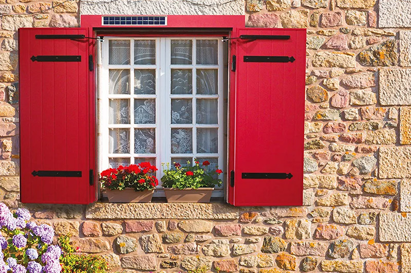 Volets battants en aluminium