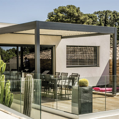 Pergola bioclimatique