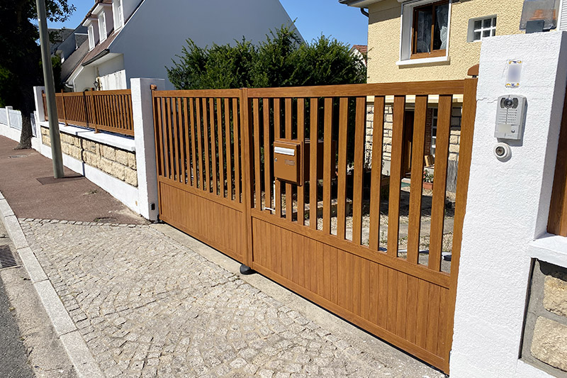 Portail en bois