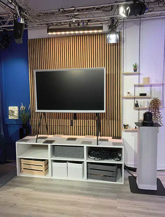 Décoration d'intérieure d'un studio tv