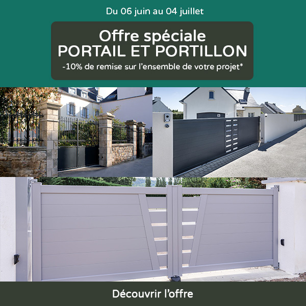 Promo Portail et portillon juin 2025