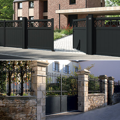 Portail moderne et traditionnel