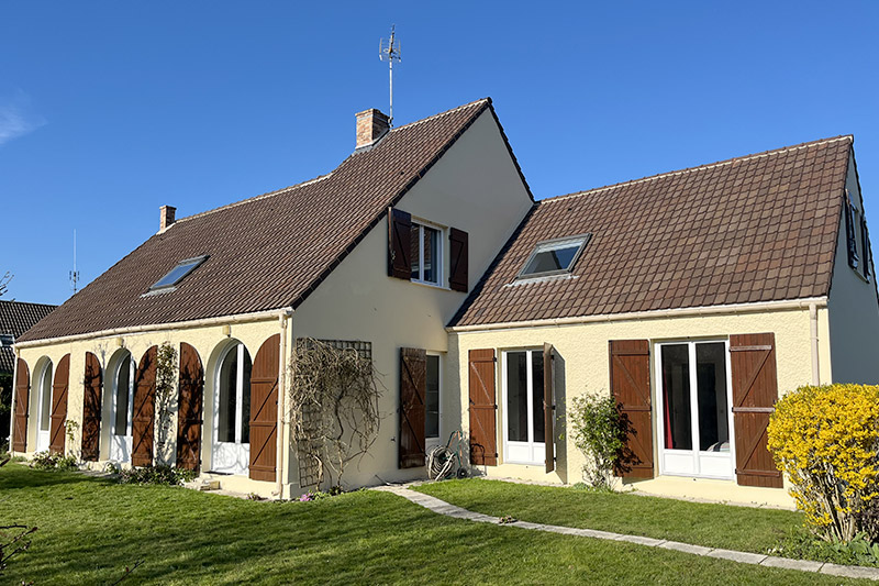 Traitement de toiture d'une maison individuelle