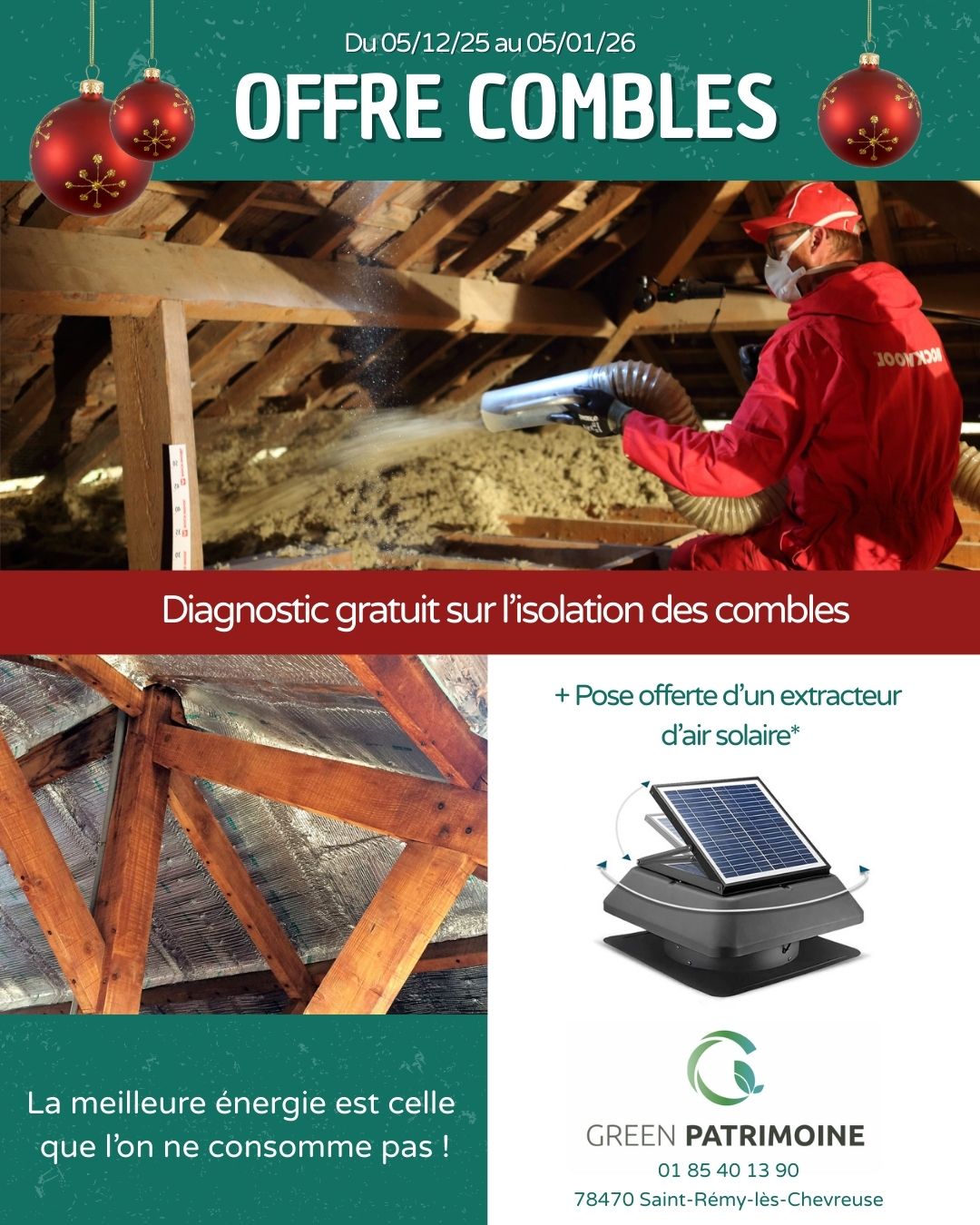 Isolation des combles