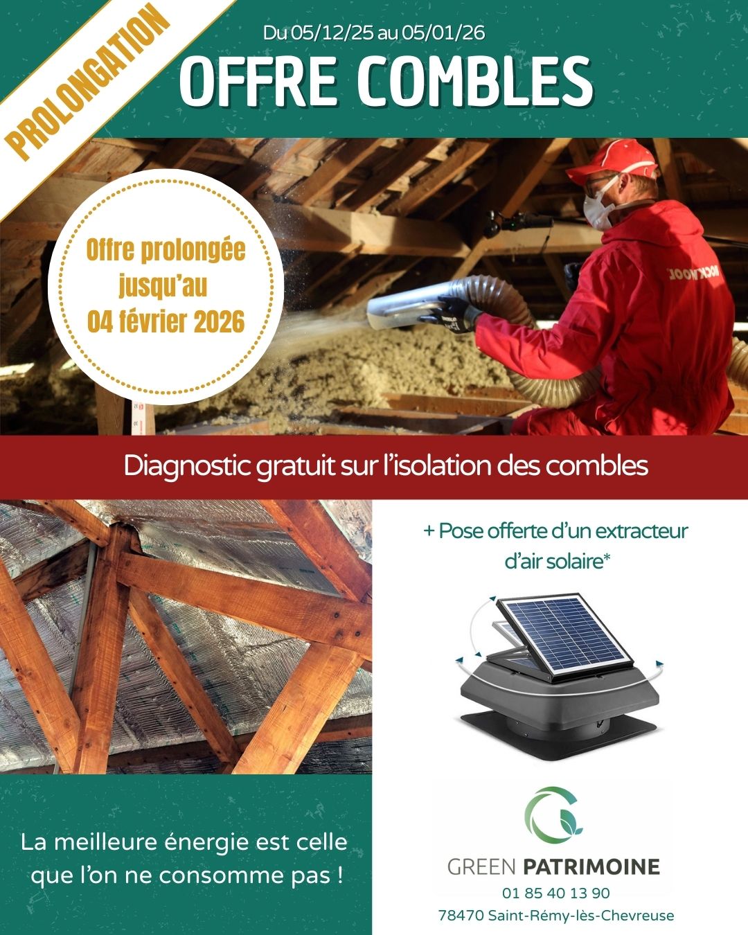 Isolation des combles