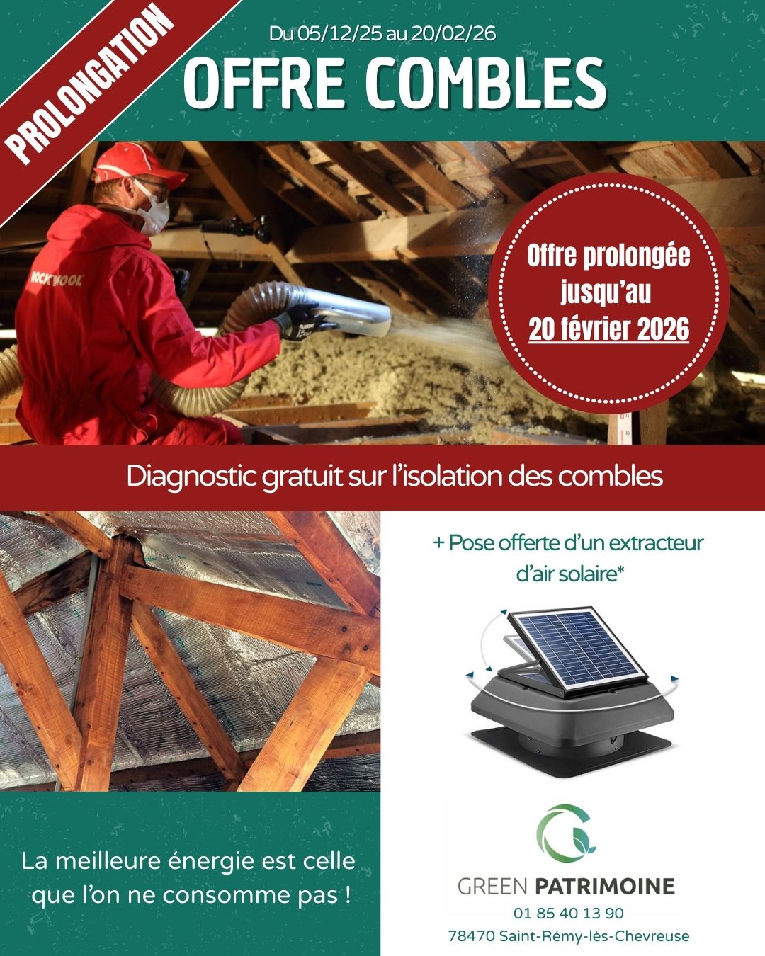 Isolation des combles